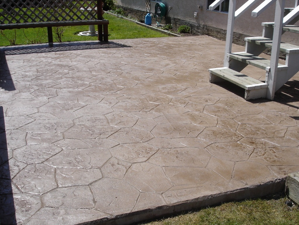 Patio after Stamp System